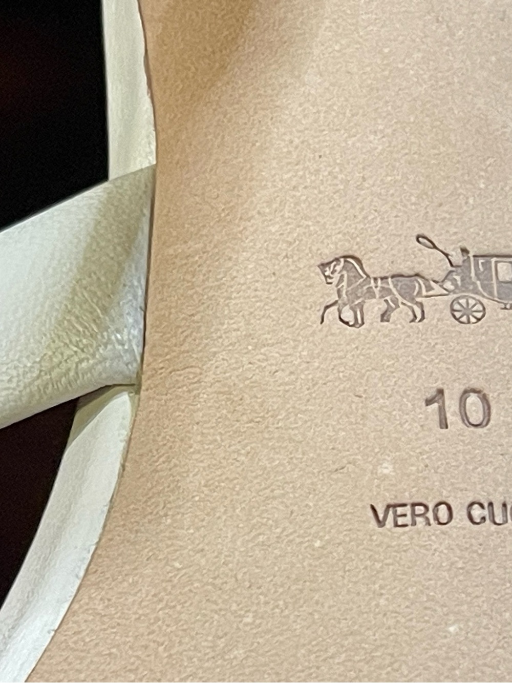 Coach “Kellie” VERO CUOIO “ 4” Stilettos Genuine Italian Leather Sz 10B - Picture 15 of 16